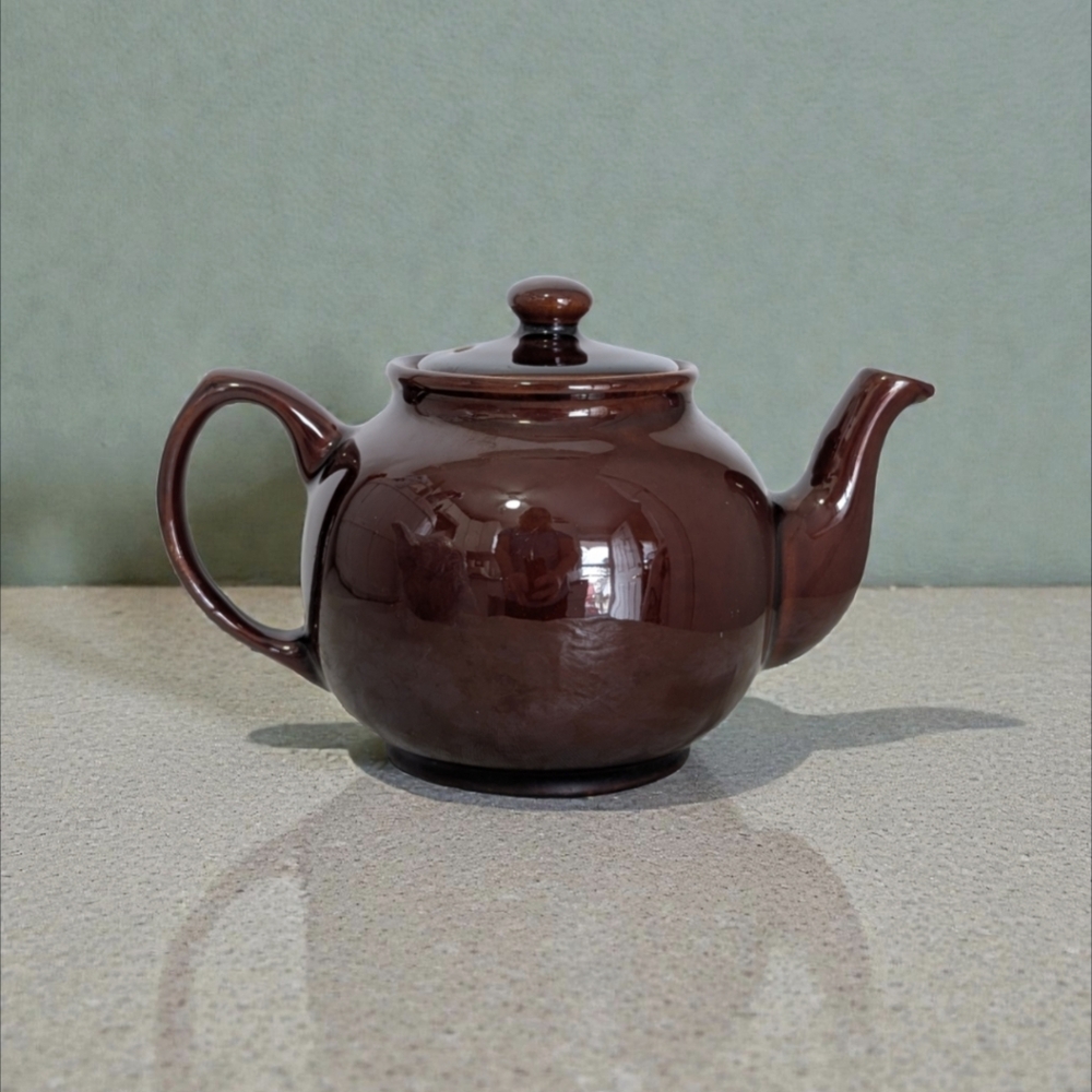 Vintage PSI England Brown Betty Teapot - Treacle Glaze - Late 1950s